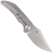 WE Knife Riff-Raff Polished Bead Blasted Titanium, Polished Bead Blasted CPM 20CV by Matthew Christensen (WE22020B-4)