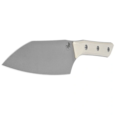 Microtech 6'' Santoku Knife Ivory G10, Stonewashed M390MK (3200-10IV)