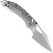 Nóż składany Microtech M-Stitch Ram-Lok S/E Marfione Select Slab Side Titanium, Flamed HW, Stonewashed M390MK by Borka Blades and Tony Marfione (169MRL-10MS4)