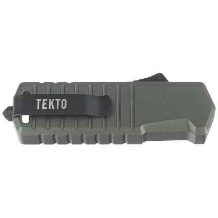 Nóż automatyczny OTF Tekto A2 Badger Mini T/E OD Green Aluminium, Black D2