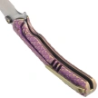 Nóż składany WeKnife Dracarys LE No ???/199 Purple / Golden Titanium, Hand Rubbed Satin M390 (WE25061B-2)
