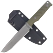 Kizer Camp 180 Knife Olive Green G10, Gray Stonewashed AEB-L by Jonathan Styles (1096A2)