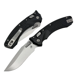 Nóż składany Microtech Amphibian Ram-Lok Mini S/E Black Frag Aluminium, Stonewashed M390MK by Tony Marfione (137MRL-10FR)
