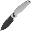 Nóż składany Kizer Phoca CD Light Gray Aluminium, Black Stonewashed 14C28N (V3781CDA2)