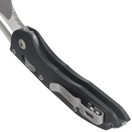 Microtech Stitch Ram-Lok S/E Knife Black Fluted Aluminium, Stonewashed M390MK by Borka Blades and Tony Marfione (169RL-10FL)