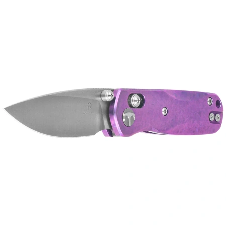 Nóż składany Bestechman Sprite Purple Crystallized Titanium, Stonewashed / Satin  M390 (BMK21H)