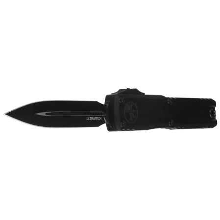 Microtech Ultratech Gen III ZBP D/E OTF Knife Black Aluminum, Tactical M390MK by Tony Marfione (1122-1T)