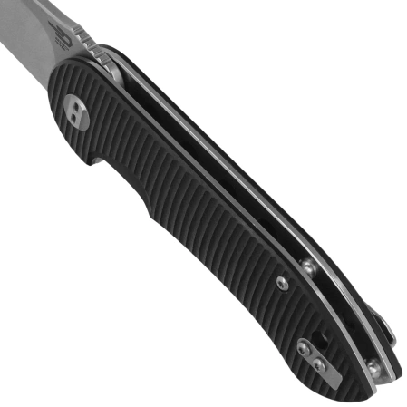 Nóż składany Bestech Torpedo Black G10, Stonewashed / Satin D2 (BG17A-1)