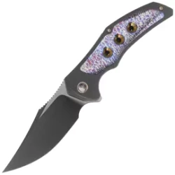 WE Knife Magnetron Black / Flamed Titanium, Two Tone CPM 20CV (WE18058-4)