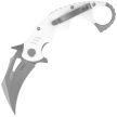 Kubey Mini Wrath Knife White G10, Beadblasted 14C28N (KU262K)