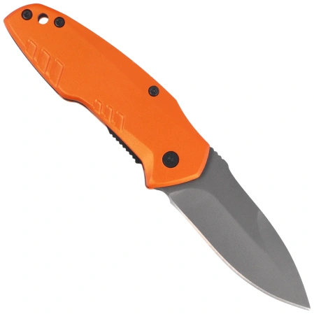 Nóż składany Third Decor Habitat N83O Orange Anodized Aluminum, Titanium Gray Coated 420 (TH-N83O)