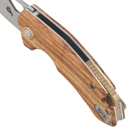 Nóż składany BlackFox The Corner Ziricote Wood, Satin 10Cr15CoMov (BF-787 ZW)