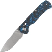 Nóż składany Maserin Frontier 634/CFB Black-Blue Carbon Fiber, Stonewashed Nitro X7