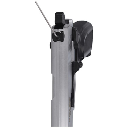 Zestaw wiatrówkowy 04: pistolet Voltran Ekol ES 66 White 4.5 mm, 1500 BBs, 10 kapsuł CO₂, 100 tarcz