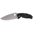Spyderco Resilience Lightweight Knife Black FRN, Satin 8Cr13MoV by Eric Glesser (C142PBK)