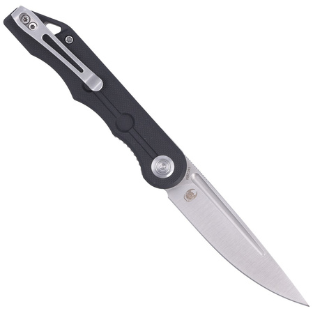 Kubey Knife Mizo, Black G10, Satin 14C28N by Tiguass (KU2101A)