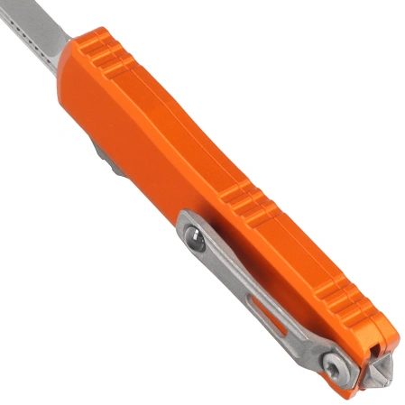 Nóż automatyczny OTF Microtech UTX-70 Gen IV S/E Orange Aluminium, Apocalyptic M390MK by Tony Marfione (11484-10APOR)