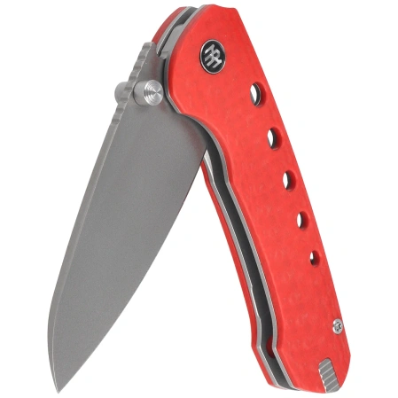 Remette BEE-R w/Titanium Toothpick Knife Red G10, Sandblasted 14C28N