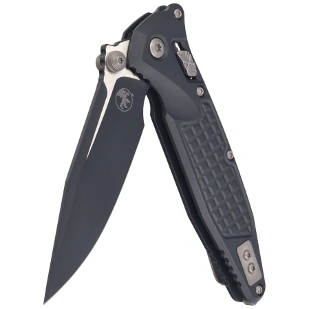 Nóż składany Microtech Socom Ram-Lok S/E Ceracote Sniper Gray Frag Aluminium, Ceracote Sniper Gray M390MK by Tony Marfione (160RL-1FRCSG-Z13)