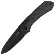 Remette RTPT-ELD Meteor Knife Black Titanium / Carbon Fiber, Titanium Plating M390 (RTPT-ELD)