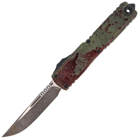 Nóż automatyczny OTF Microtech Ultratech Gen IV S/E Signature Outbreak Aluminium, Outbreak M390MK by Tony Marfione (11214-1OBDS)