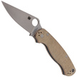 Spyderco Para Military 2 CPM Cru-Wear, Brown Micarta (C81MPCW2)
