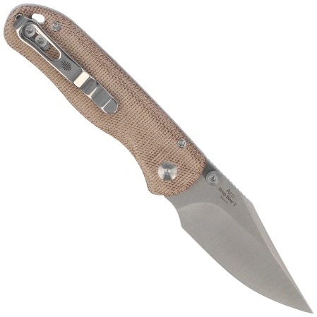 Nóż składany Kizer Drop Bear 2 Brown Micarta, Satin Nitro-V by Azo (V3619.2CC1)