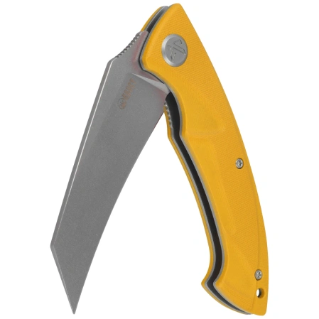 Nóż składany Kubey Anteater Yellow G10, Dark Oxide Beadblasted 14C28N (KU212K)