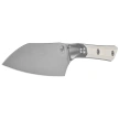 Microtech Santoku 4.2'' Kitchen Knife Titanium Bolster/Ivory G10, Stonewashed M390MK (3300B-10IV)