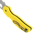 Spyderco Sage 5 Lightweight Salt Knife Yellow FRN, Satin MagnaCut by Sal Glesser (C123PYL)