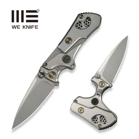 WeKnife NexoMorph Gray Titanium, Stonewashed M390 (WE24037B-2)
