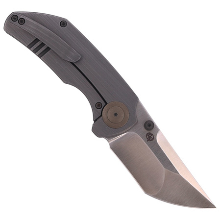 WE Knife Thug Gray Titanium, Satin CPM 20CV by Matt Christensen (2103A)