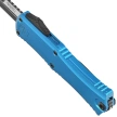 Microtech Hera II Mini Bayonet OTF Knife Blue Aluminum, Black M390MK by Tony and Sean Marfione (1701M-1BL)