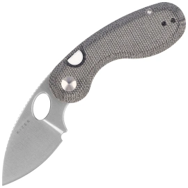 Kizer Microbe Knife Black Norplex UltreX Micarta, Satin 14C28N by Maksim Epifantsev (V2742A2)