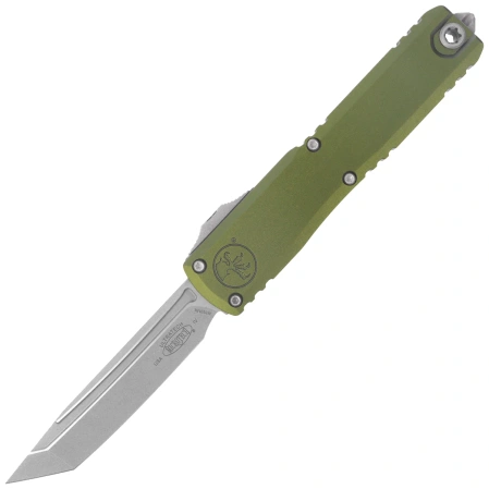 Nóż automatyczny OTF Microtech Ultratech Gen IV T/E OD Green Aluminium, Apocalyptic M390MK by Tony Marfione (11234-10APOD)