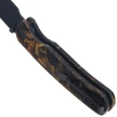 Bestechman Cicada's Wing-TL Knife Brown Resin, Black PVD 10Cr15CoMoV (BMK24-R-4)