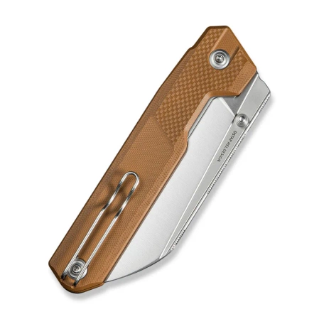 Nóż składany Civivi Hid Brown G10, Satin 14C28N by Ostap Hel (C23008-3)