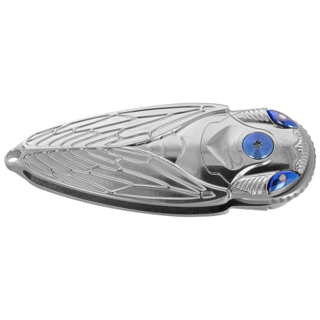 Nóż składany Rike Knife RK-Cicada-P Gray Titanium, Bead Blasted M390