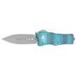 Microtech Combat Troodon D/E Weathered Turquoise Aluminium, Apocalyptic M390 by Tony Marfione OTF automatic knife (142-10APWTQ)