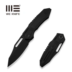Nóż składany WeKnife Bogey LE No ???/200 Black Titanium, Black Stonewashed M390 (WE23088-1)