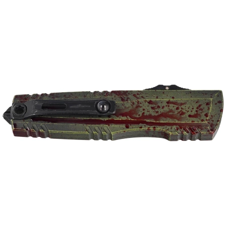 Nóż automatyczny OTF Microtech Luminary ZBP D/E Signature Outbreak Aluminium, Outbreak M390MK by Tony Marfione (1270-1OBSD)