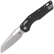 Microtech MSI S/E Knife Black Tri-Grip Polymer / Red Back Strap, Stonewashed M390MK by Tony Marfione (210T-10PMBK-A5)