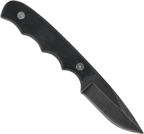 Viper Tecnocut TCN3418 Neck Knife - Black G10, Black Stonewashed 440