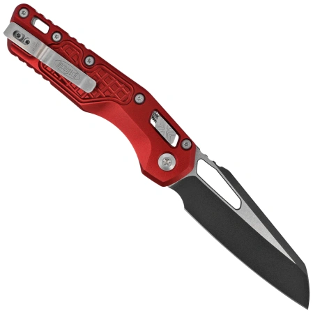 Nóż składany Microtech MSI S/E Merlot Frag Aluminium, Black M390MK by Tony Marfione (210-1FRMR)