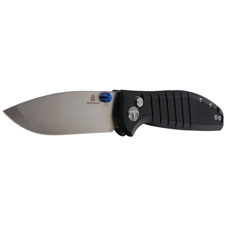 Bestechman Knife Goodboy Black G10, Satin / Stonewashed D2 by Keanu Alfaro (BMK04A)