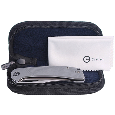 Nóż składany CIVIVI Dogma Gray G10, Satin Finish (C2005B)