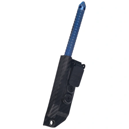 Microtech TAC-P Mini Spike Marfione Select Antique Blue Titanium by Tony Marfione (112M-MS1)