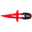 MAC Apnea 9 Diving Knife Carbon Fiber, Red PTFE W 1.4060