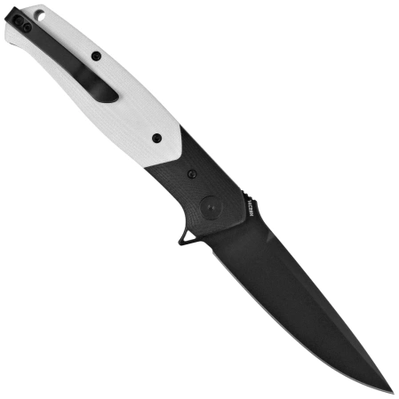 Nóż składany Bestech Swordfish Black/White G10, Black PVD 14C28N (BG62A)