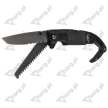 Nóż składany ratowniczy FOX Aeronautica Militare G10 / Aluminium, Black PVD N690Co (FX-026900)